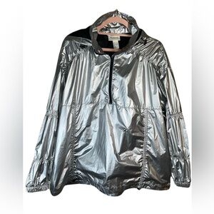 H&M Metallic Silver Ski Jacket